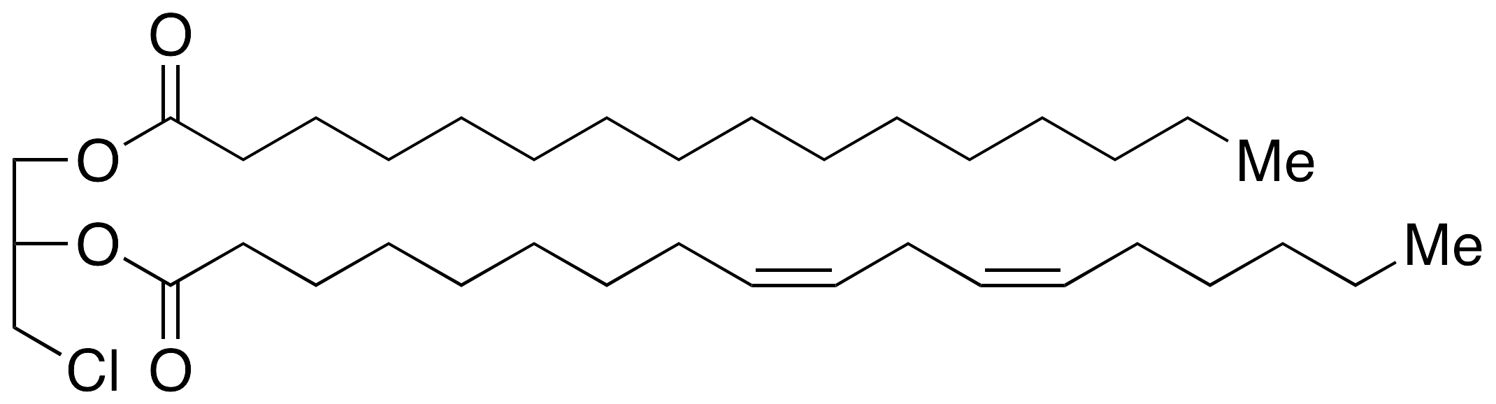 rac-1-Palmitoyl-2-linoleoyl-3-chloropropanediol - image 1