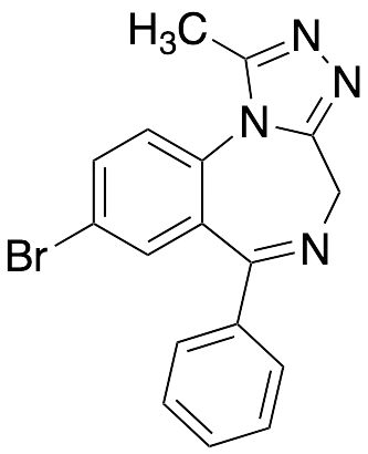 8-Bromo-1-methyl-6-phenyl-4H-s-triazolo[4,3-a][1,4]benzodiazepine - image 1