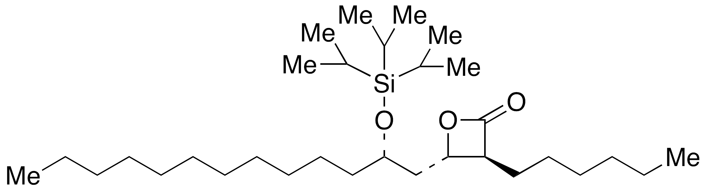 (3S,4S)-3-Hexyl-4[(S)-2-(triisopropylsilyloxy)tridecyl]-2-oxetanone - image 1