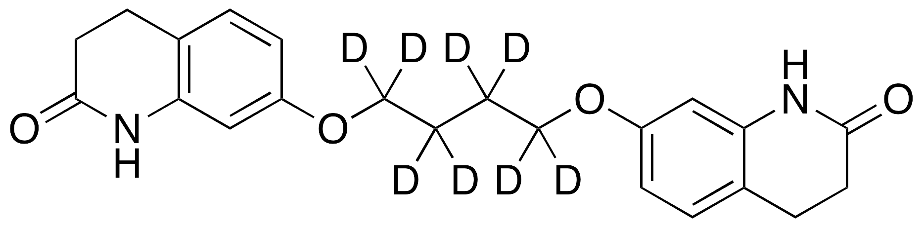 1,4-Bis[3,4-dihydro-2(1H)-quinolinon-7-oxy]butane-d8 - image 1