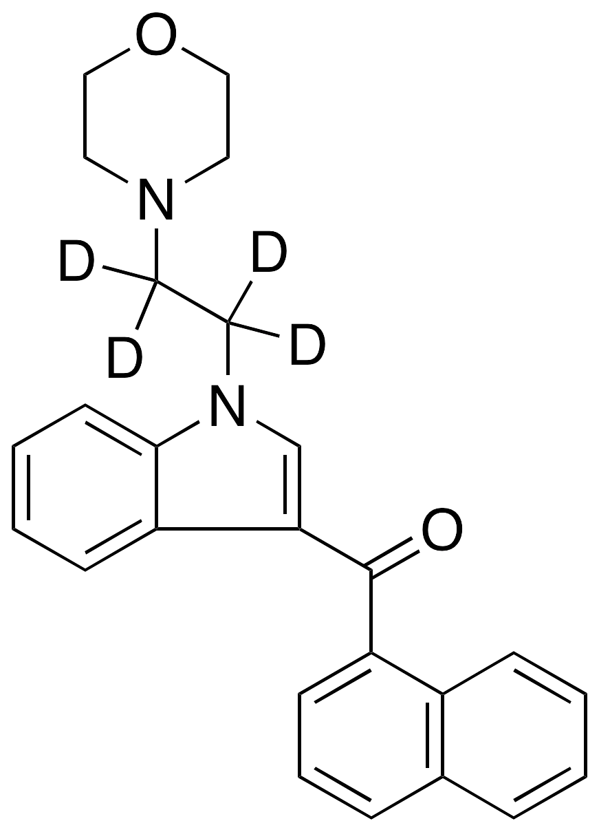 1-[2-(4-Morpholinyl)ethyl-d4]-3-(1-naphthoyl)indole JWH 200-d4 (1.0mg/ml in Acetonitrile) - image 1