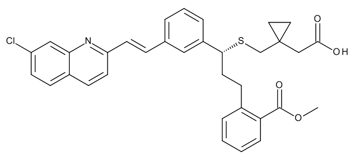 2’-Des(1-hydroxy-1-methylethyl)-2’-methycarboxy Montelukast - image 1