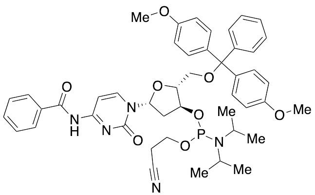 N4-Benzoyl-2’-deoxy-5’-O-DMT-cytidine 3’-CE Phosphoramidite - image 1