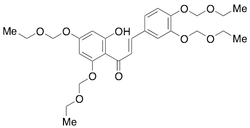 3-[3,4-Bis(ethoxymethoxy)phenyl]-1-[2-hydroxy-4,6-bis(ethoxymethoxy)phenyl]-2-propen-1-one - image 1