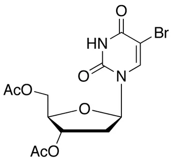 3’, 5’-Di-O-acetyl-5-bromo-2’-deoxyuridine - image 1