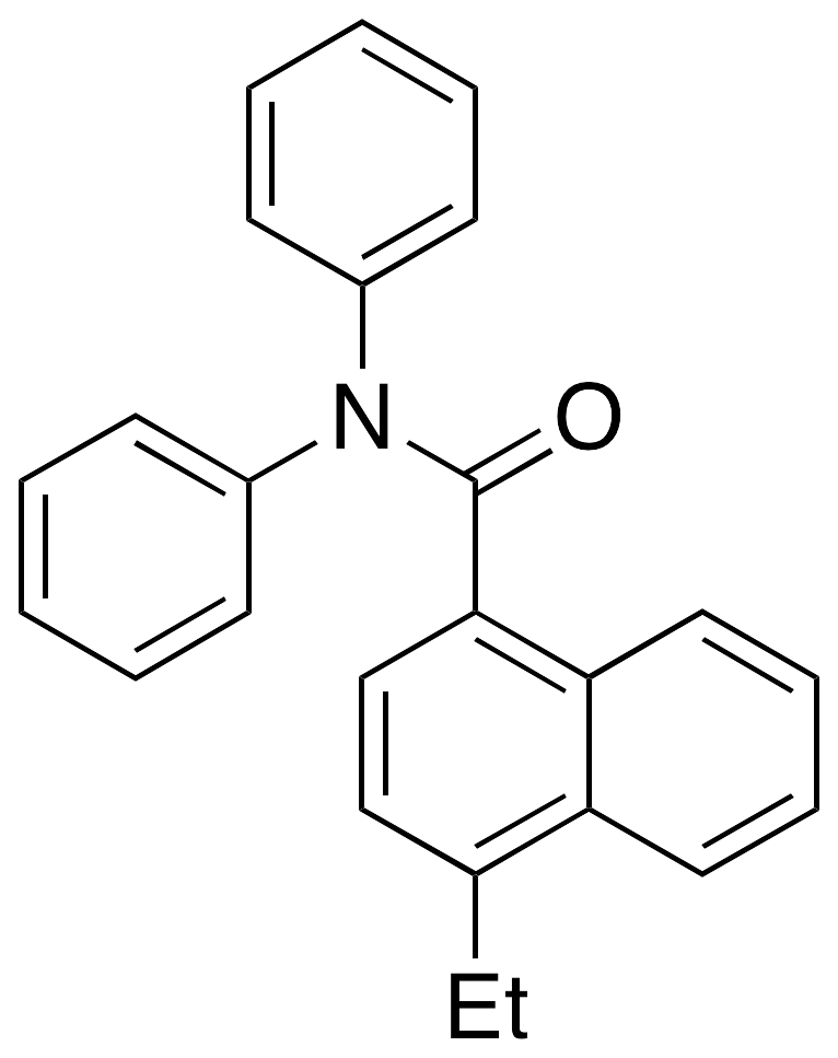 4-Ethyl-N,N-diphenyl-1-naphthalenecarboxamide - image 1