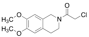 2-(Chloroacetyl)-6,7-dimethoxy-1,2,3,4-tetrahydroisoquinoline - image 1