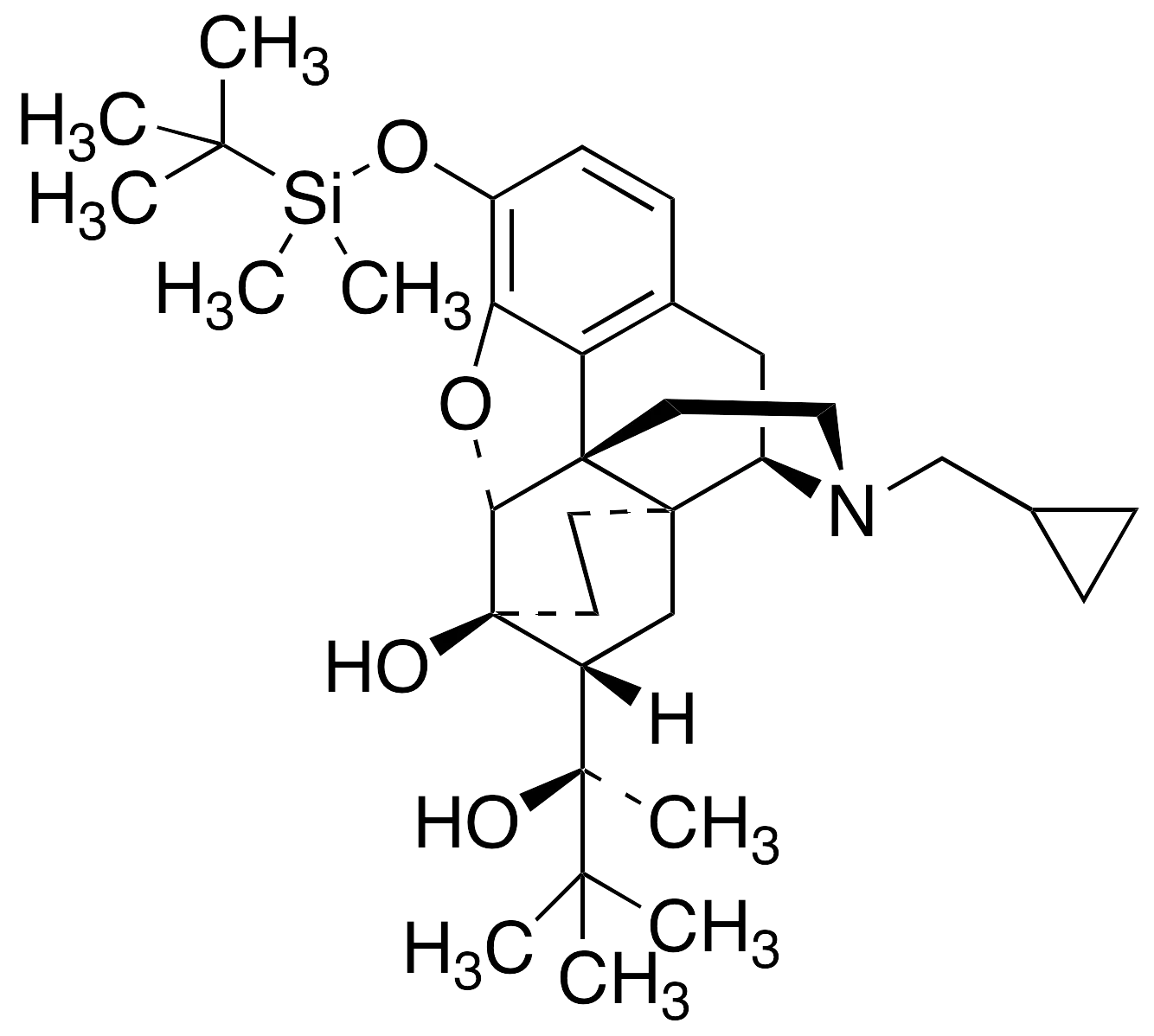 3-O-(tert-Butyldimethylsilyloxy)-6-O-desmethyl Buprenorphine - image 1
