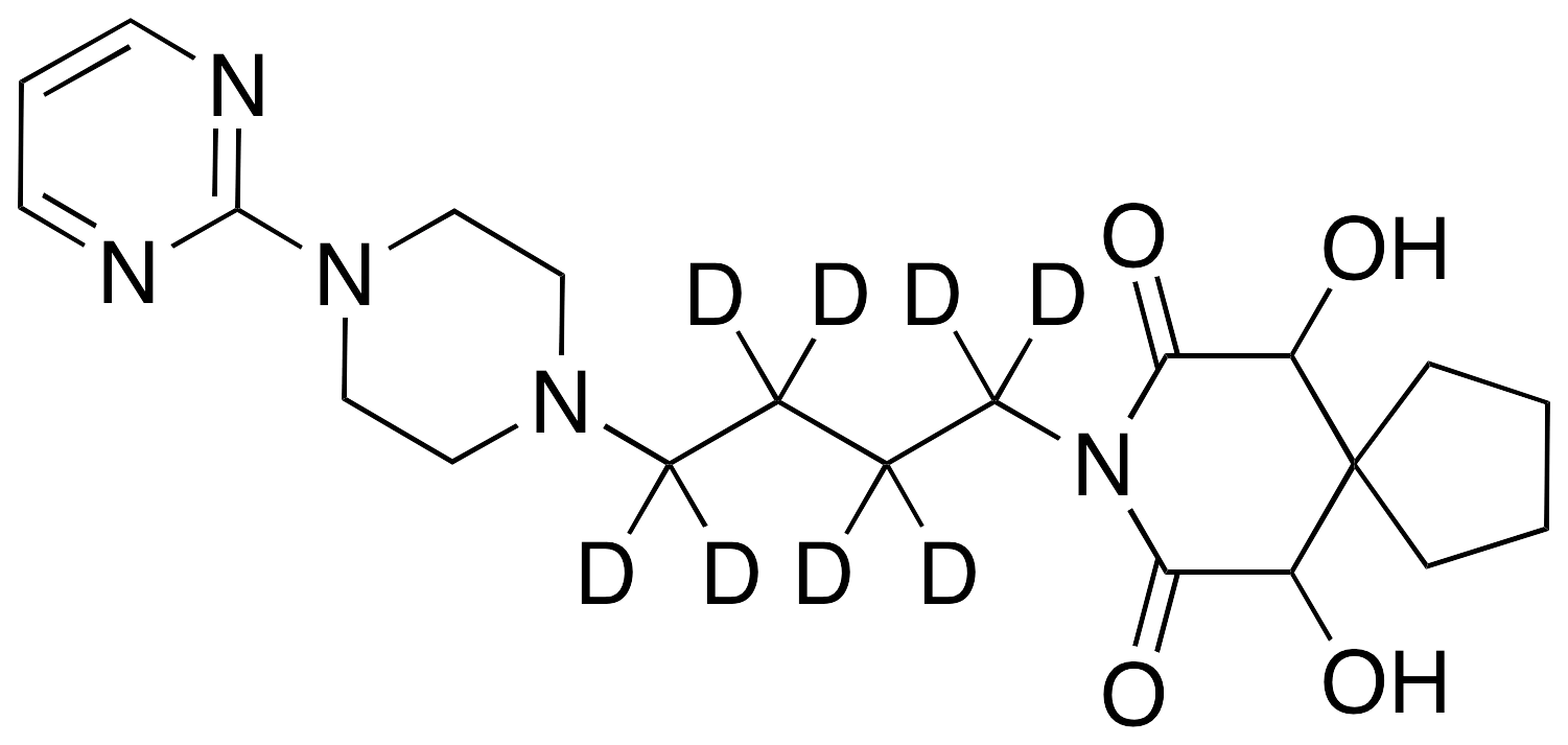 6,10-Dihydroxy Buspirone-d8 - image 1