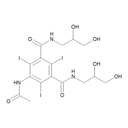 5-(Acetylamino)-N,N’-bis(2,3-dihydroxypropyl)-2,4,6-triiodo-1,3-benzenedicarboxamide - image 1