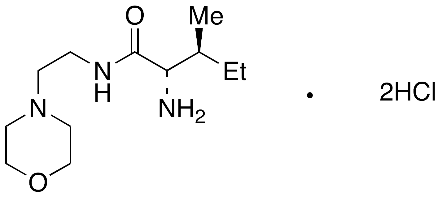 (2S,3S)-2-Amino-3-methyl-N-[2-(4-morpholinyl)ethyl]pentanamide Hydrochloride - image 1