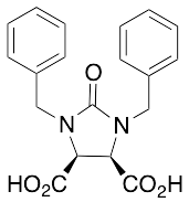 cis-1,3-Dibenzyl-2-imidazolidone-4,5-dicarboxylic Acid - image 1