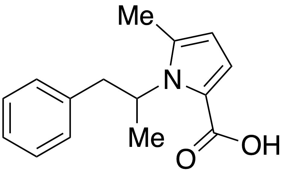 5-Methyl-1-(1-phenylpropan-2-yl)-1H-pyrrole-2-carboxylic Acid - image 1
