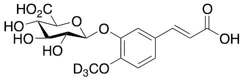 Isoferulic Acid-d3 3-O-Beta-D-Glucuronide - image 1
