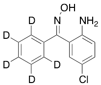 2-Amino-5-chlorobenzophenone Oxime-d5 - image 1