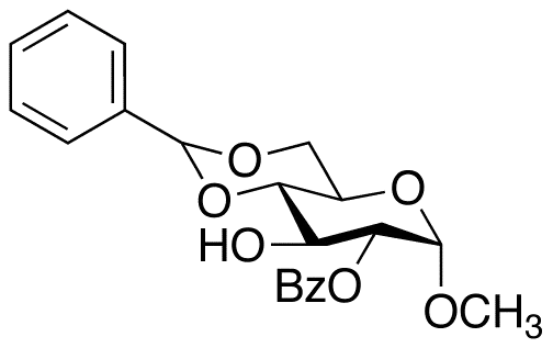 Methyl 2-O-Benzoyl-4,6-di-O-benzylidene-Alpha-D-glucopyranoside - image 1