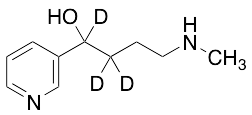 4-(Methylamino)-1-(3-pyridyl)-1-butanol-d3 - image 1