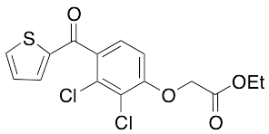 Ethyl-[4-(thienylketo)-2,3-dichloro-phenoxy]acetate - image 1