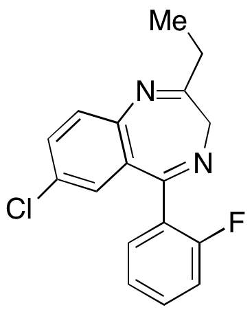 7-Chloro-2-ethyl-5-(2-fluorophenyl)-3H-benzo[e][1,4]diazepine - image 1