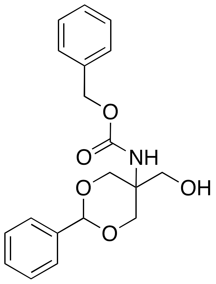 N-[5-(Hydroxymethyl)-2-phenyl-1,3-dioxan-5-yl]-carbamic Acid Benzyl Ester - image 1