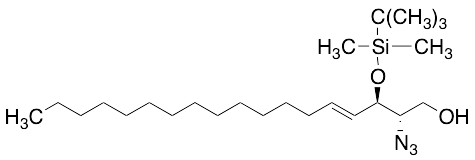 (2S,3R,4E)-2-Azido-3-(tert-butyldimethylsilyl)-erythro-sphingosine - image 1