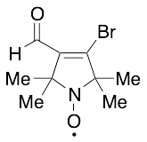 3-Bromo-4-formyl-2,5-dihydro-2,2,5,5-tetramethyl-1H-pyrrol-1-yloxy - image 1