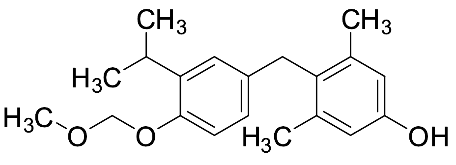3,5-Dimethyl-4-(4-methoxymethoxy-3-isopropylbenzyl)phenol - image 1