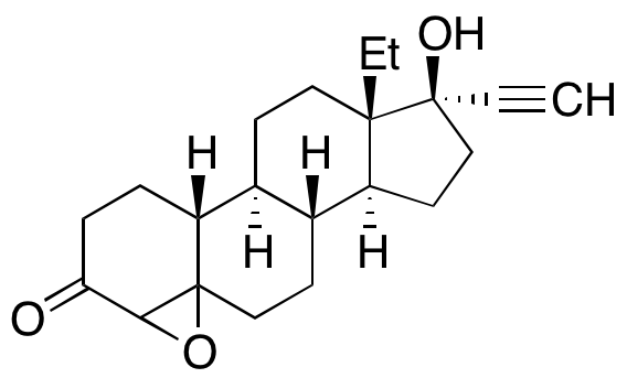 4,5-Epoxy-13-ethyl-17-hydroxy-18,19-dinor-17a-pregn-20-yn-3-one - image 1