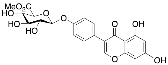 Genistein 4’-Beta-D-Glucuronide Methyl Ester - image 1