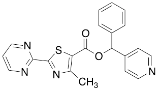 phenyl(pyridin-4-yl)methyl 4-methyl-2-(pyrimidin-2-yl)-1,3-thiazole-5-carboxylate - image 1