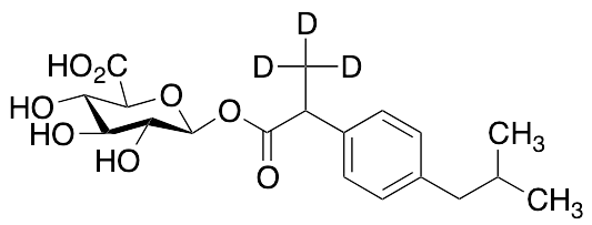 Ibuprofen-d3 Acyl-Beta-D-glucuronide (mixture of diastereomers) - image 1