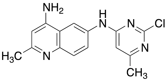 N6-(2-Chloro-6-methyl-4-pyrimidinyl)-2-methyl-4,6-quinolinediamine - image 1