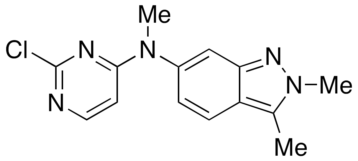 N-(2-Chloro-4-pyrimidinyl)-N,2,3-trimethyl-2H-indazol-6-amine - image 1