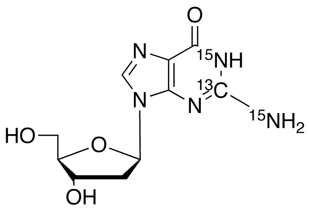 2’-Deoxyguanosine-13C,15N2 - image 1
