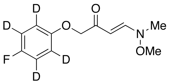 2-(4-Fluorophenoxy-d4)-N-methoxy-N-methyl-1-butene - image 1