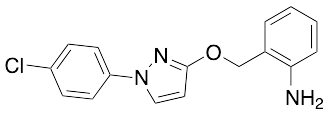 2-[[[1-(4-Chlorophenyl)-1H-pyrazol-3-yl]oxy]methyl]benzenamine - image 1