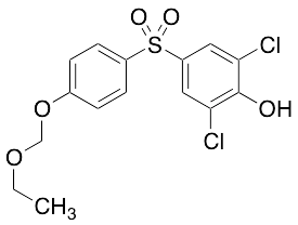 2,6-Dichloro-4-((4-(ethoxymethoxy)phenyl)sulfonyl)phenol - image 1
