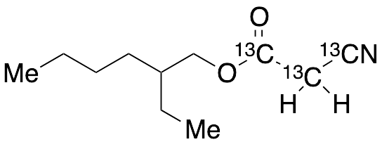 2-Ethylhexyl Cyanoacetate-13C3 - image 1
