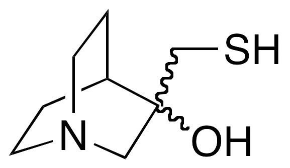 rac 3-Hydroxy-3-mercaptomethylquinuclidine - image 1