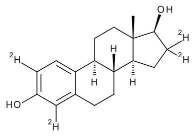 17beta-Estradiol-d4 - image 1