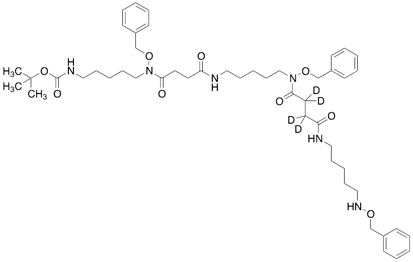9,12,20,23-Tetraoxo-32-phenyl-8,19-bis(phenylmethoxy)-31-oxa-2,8,13,19,24,30-hexaazadotriacontanoic-d4 Acid 1,1-Dimethylethyl Ester - image 1