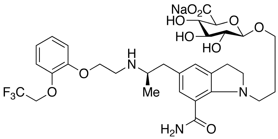 Silodosin b-D-Glucuronide Sodium Salt (>90%) - image 1