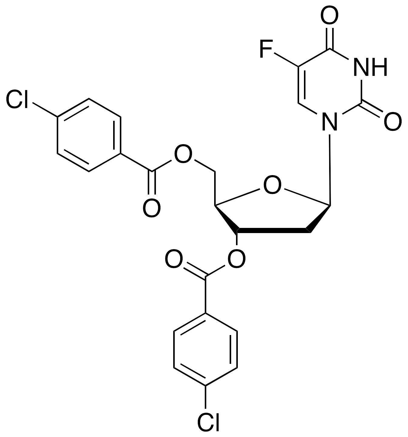 3,5-Di-O-p-chlorobenzoyl Floxuridine - image 1