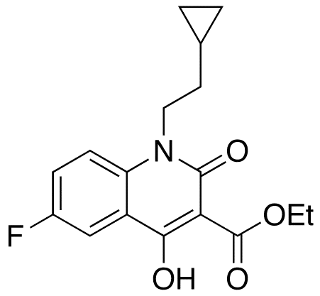 1-(2-Cyclopropylethyl)-6-fluoro-1,2-dihydro-4-hydroxy-2-oxo-3-quinolinecarboxylic Acid Ethyl Ester - image 1