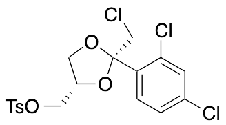 ((2S,4S)-2-(Chloromethyl)-2-(2,4-dichlorophenyl)-1,3-dioxolan-4-yl)methyl 4-Methylbenzenesulfonate - image 1