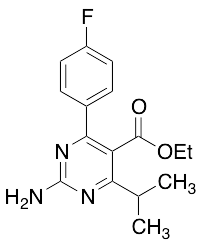 Ethyl 4-(4-Fluorophenyl)-6-isopropyl-2-amino-pyrimidine-5-carboxylate - image 1