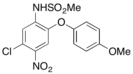 N-(5-Chloro-2-(4-methoxyphenoxy)-4-nitrophenyl)methanesulfonamide - image 1