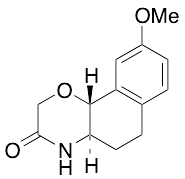 (+)-3,4,4a,5,6,10b-Hexahydro-9-methoxy-2H-naphtho[1,2-b][1,4]oxazin-3-one - image 1