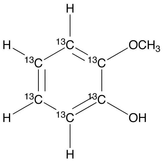 2-Methoxyphenol-13C6 - image 1