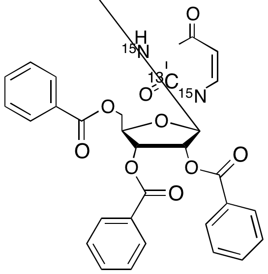 Uridine-13C,15N2 2',3',5'-Tribenzoate - image 1